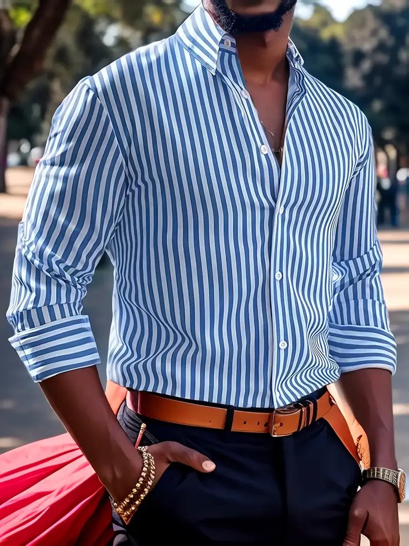 03176A76-Bd6B-42C9-860F-1Cd131E1Bddf.jpg Men'S Striped Long Sleeve Shirt – Stylish Everyday Essential