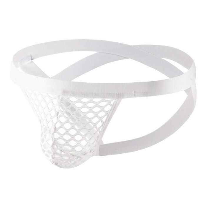 Men's Underwear T-back Lace Mesh Double G-string - Image 2