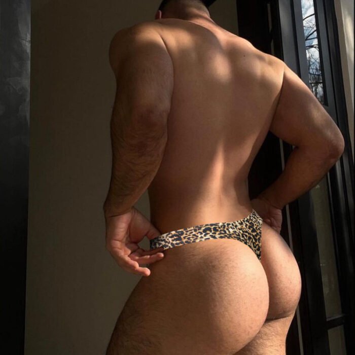 Leopard Print Briefs Couple's Same Sexy Low Waist - Image 7