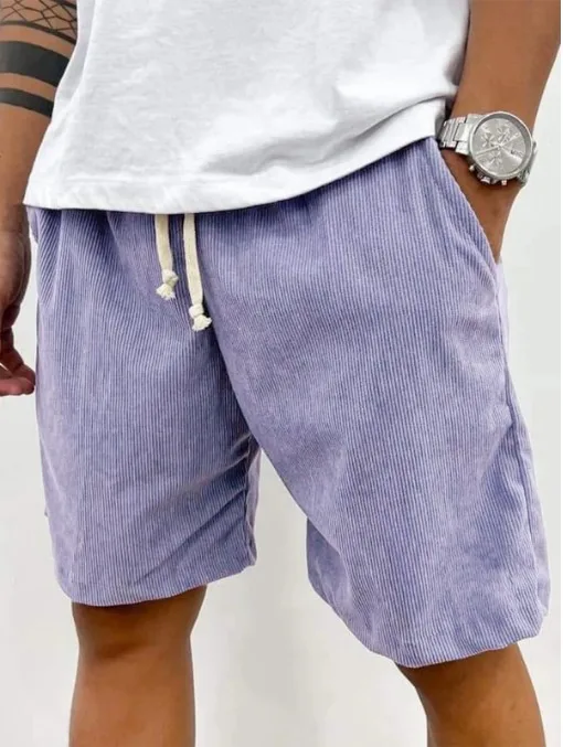 0549Ebeb-5Db6-4E4E-89A3-9F34E098F6Aa_Trans.jpeg Men'S Corduroy Shorts With Drawstring Fashion Casual Pockets Pants Summer