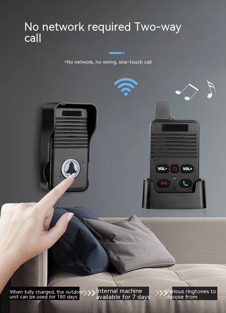06Be6778-98B2-495D-Bed4-701729349077_Trans.jpeg Wireless Voice Intercom Doorbell Two-Way Intercom