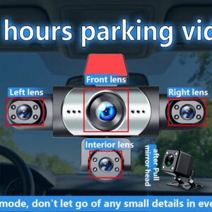 096909De-Cf46-4Ce7-Ad64-C4777Ae712E6.Jpg Five Camera Driving Recorder, 1080P High-Definition Night Vision, Mobile App For Viewing Videos