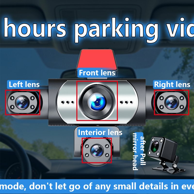 096909De-Cf46-4Ce7-Ad64-C4777Ae712E6.Jpg Five Camera Driving Recorder, 1080P High-Definition Night Vision, Mobile App For Viewing Videos