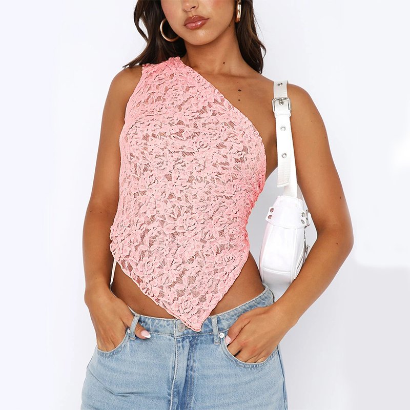 Lace Backless Top – Stylish Summer Streetwear For Women