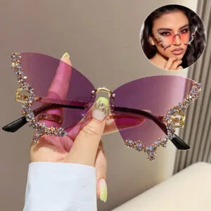 Diamond Butterfly Sunglasses