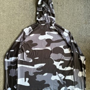 Fishing Hoodie Face Mask Neck Cover Sailing Shirt Summer Men Long Sleeve Sun Protection Hunting Jersey Camisa De Pesca Performance Fish Gear Beach Tops Wear Climbing Uniform