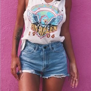 Women'S Retro Ins Hot Classic Ripped Denim Shorts