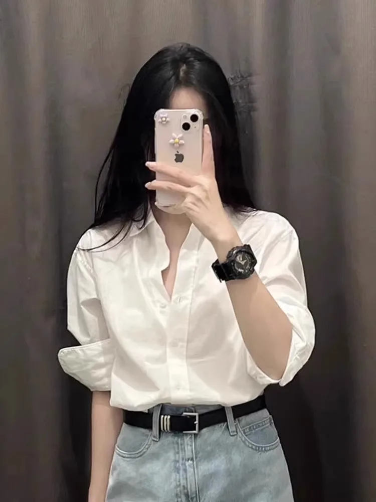 14749Ba2-638B-441C-85B5-7A7653471Af8.Jpg White Cotton Shirt Womens Long Sleeve