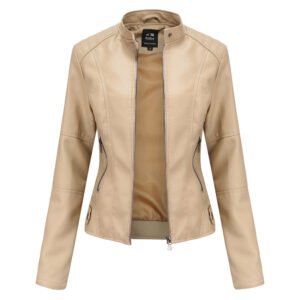 European And American Women'S Leather Jackets
