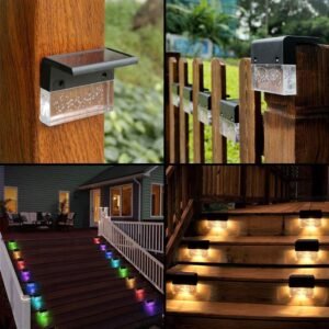 1613810305772.Jpg Waterproof New Rgb Led Solar Light Step Fence Light