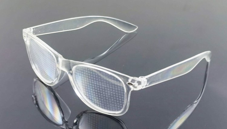 Heart-Shaped Light Glasses – Elegant Special-Effect Sunglasses
