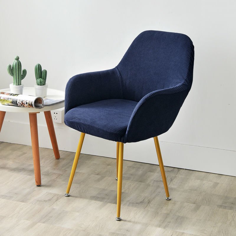 1619336616739.Jpg Dining Chair Cover Cover Curved Leather Chair Cover Nordic Style Computer Universal Semi-Circular Office With Armrests