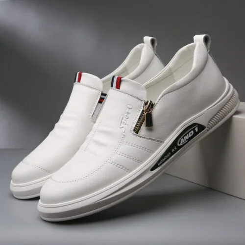 simple white shoes