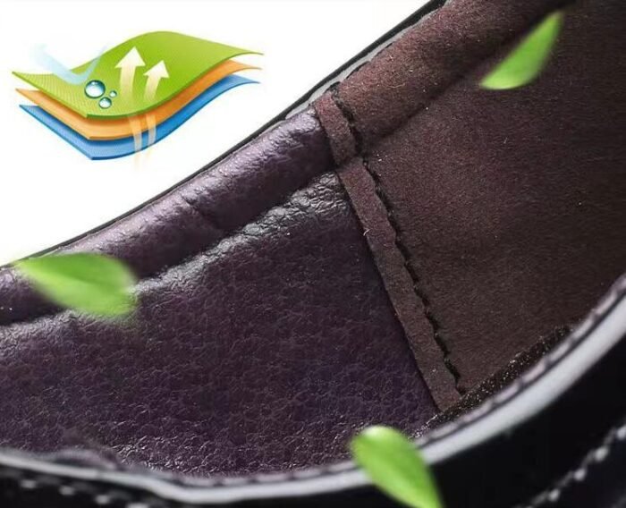 Men's Youth Business Lace-up Work Office Leather Shoes - Image 6