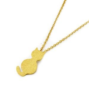 Plating Alloy Women'S Necklace Trend Fashion Pet Cat Necklace