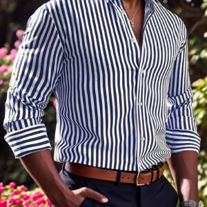 17605Db8-Fd0C-4B9E-80A8-2D35A7C2B52F.jpg Men'S Striped Long Sleeve Shirt – Stylish Everyday Essential