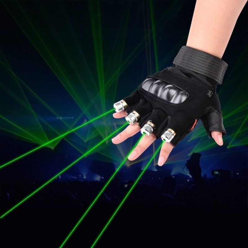 Laser Gloves For Stage Performance – Premium Red &Amp; Green Led Effect Gloves