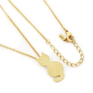Plating Alloy Women'S Necklace Trend Fashion Pet Cat Necklace