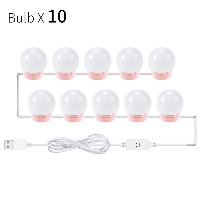Usb Touch Switch Led Mirror Light Bulb