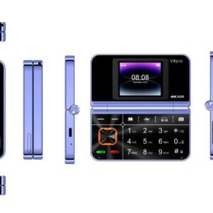 192A7D1F-90E5-4D20-Aaf6-E68712Bd1774.Jpg V8Pro Dual Screen Folding Flip Function Mobile Phone