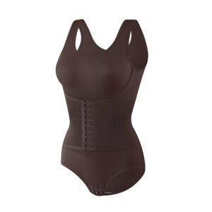 Women'S Tummy Control Bodysuit Shapewear, Waist Trainer, Butt Lifter, Seamless Compression Faja, Open Crotch, Plus Size For Postpartum, Daily Wear, Single Or 2 Piece Set