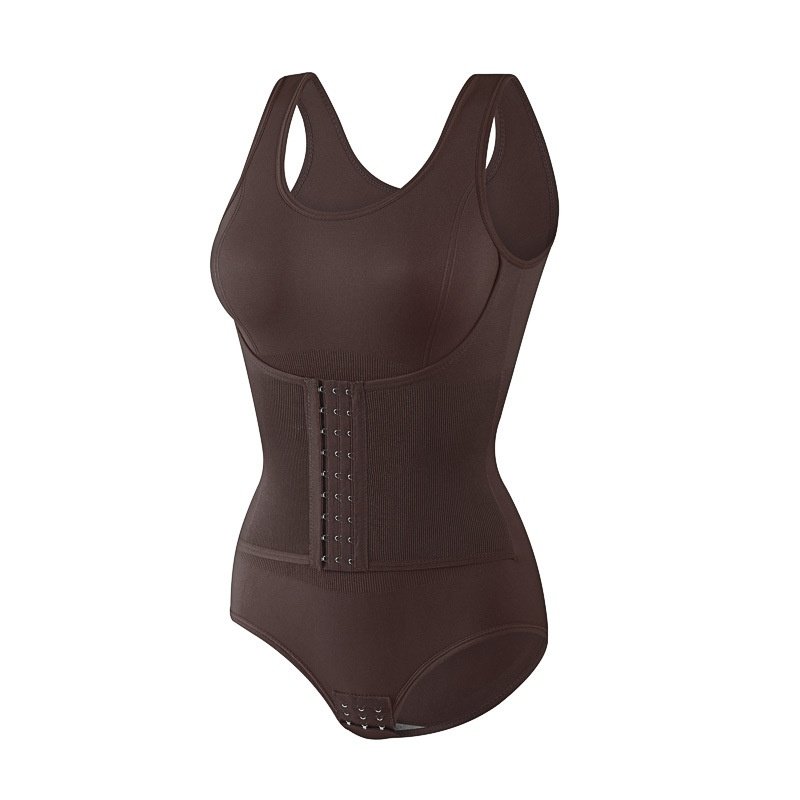 Women'S Tummy Control Bodysuit Shapewear, Waist Trainer, Butt Lifter, Seamless Compression Faja, Open Crotch, Plus Size For Postpartum, Daily Wear, Single Or 2 Piece Set