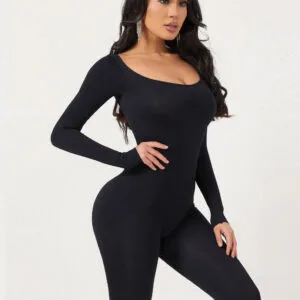 Long Sleeve Body Shaper Jumpsuit