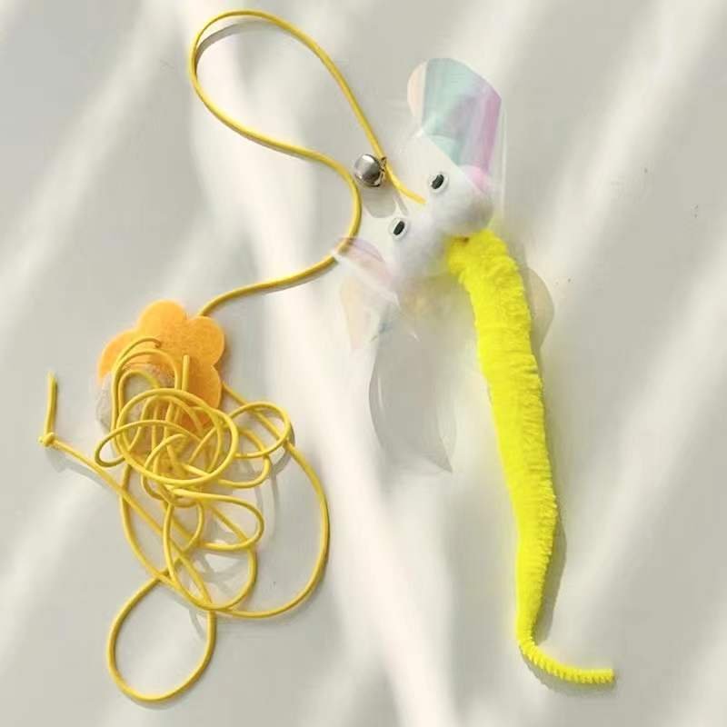 Interactive Hanging Cat Toy – Ultimate Self-Play Feather Rope Toy For Happy Cats