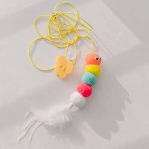Interactive Hanging Cat Toy – Ultimate Self-Play Feather Rope Toy For Happy Cats