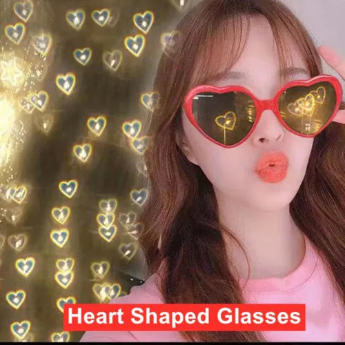 heart-shaped light glasses