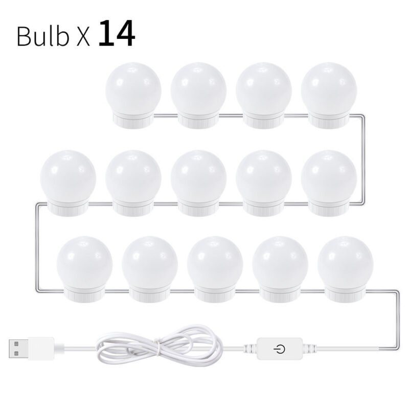 Usb Touch Switch Led Mirror Light Bulb