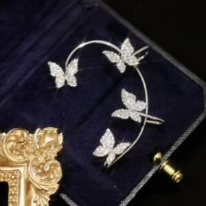 Fashion Earring Butterfly Ear Clip And Ear Hook Jewelry