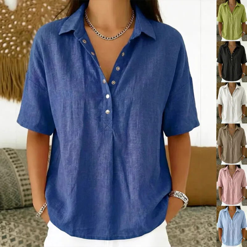 Women'S Summer Short Sleeve Shirt Women'S Summer Short Sleeve Shirt