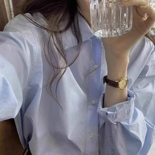 White Cotton Shirt Women'S Long Sleeve