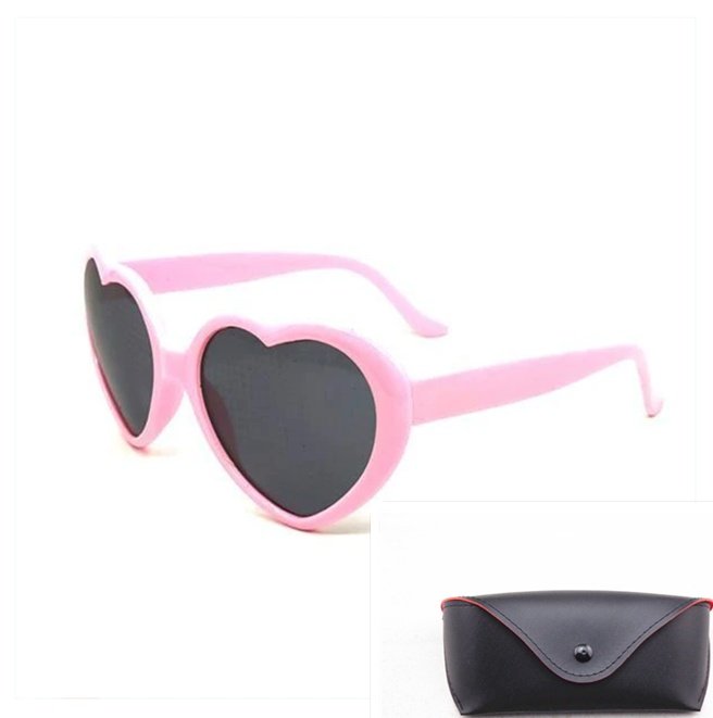 Heart-Shaped Light Glasses – Elegant Special-Effect Sunglasses