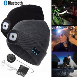 Bluetooth Led Hat Wireless Smart Headset Headphone