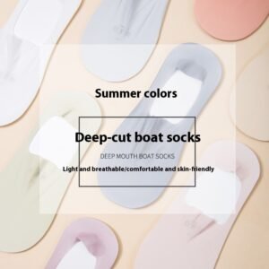 Women'S Summer Thin Breathable Traceless Invisible Socks