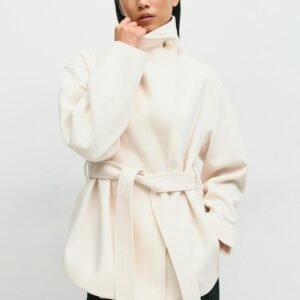 Autumn And Winter High-Grade Mid-Length Thick Woolen Coat