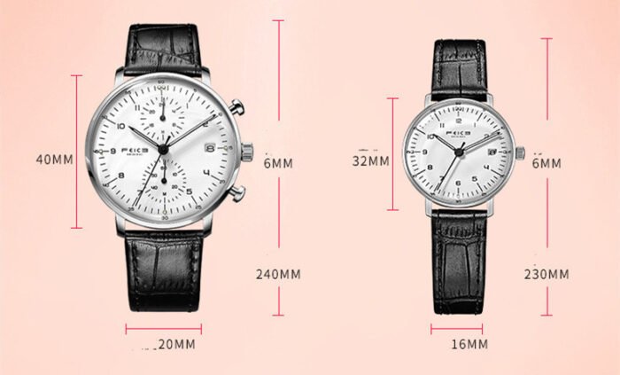 Men's And Women's Fashion Simple Waterproof Belt Watch - Image 4