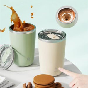 300682Bb-10D8-4104-Ac40-D3A63955Dc99.Jpg 350Ml Automatic Self Stirring Mug Coffee Milk Juice Mixing Cup Electric Stainless Steel Lazy Rotating Mug Magnetic Stirring Cup Kitchen Gadgets
