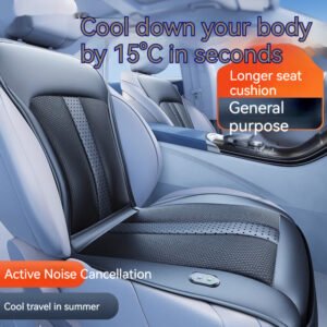 30Cbb219-2Eb3-4B34-9411-A70Ce37Bb9D2.Jpg Car Refrigeration Cushion Waist Support Ventilation Cushion Summer Smart Backrest Cool Cushion Universal