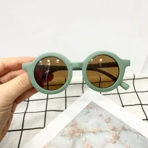 Children Frosted Sunglasses ‒ Premium Trendy Round Kids Shades