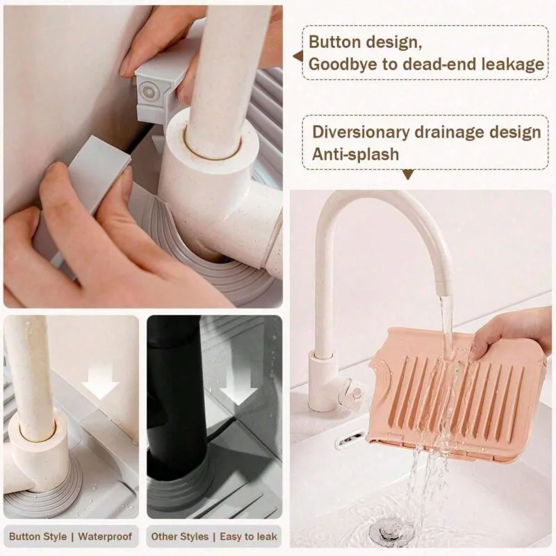 Silicone Faucet Mat – Keep Your Sink Area Dry, Clean &Amp; Organized