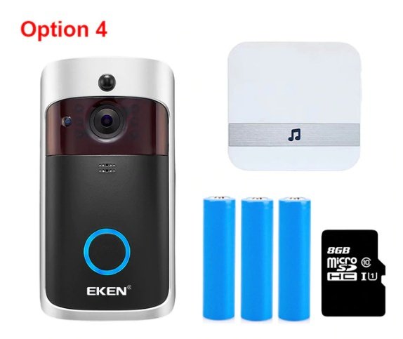 Smart Wireless Doorbell With Night Vision