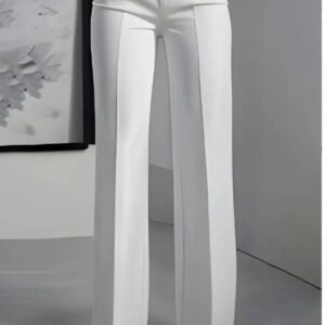 32A0536E-Ff66-4302-Bbfe-C25Cd0154E4E.jpg Women'S White Minimalist Pants Made Of Polyester
