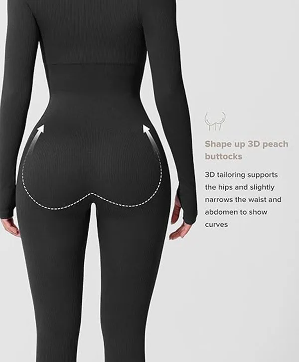 Long Sleeve Body Shaper Jumpsuit