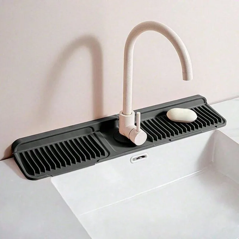 Silicone Faucet Mat – Keep Your Sink Area Dry, Clean &Amp; Organized