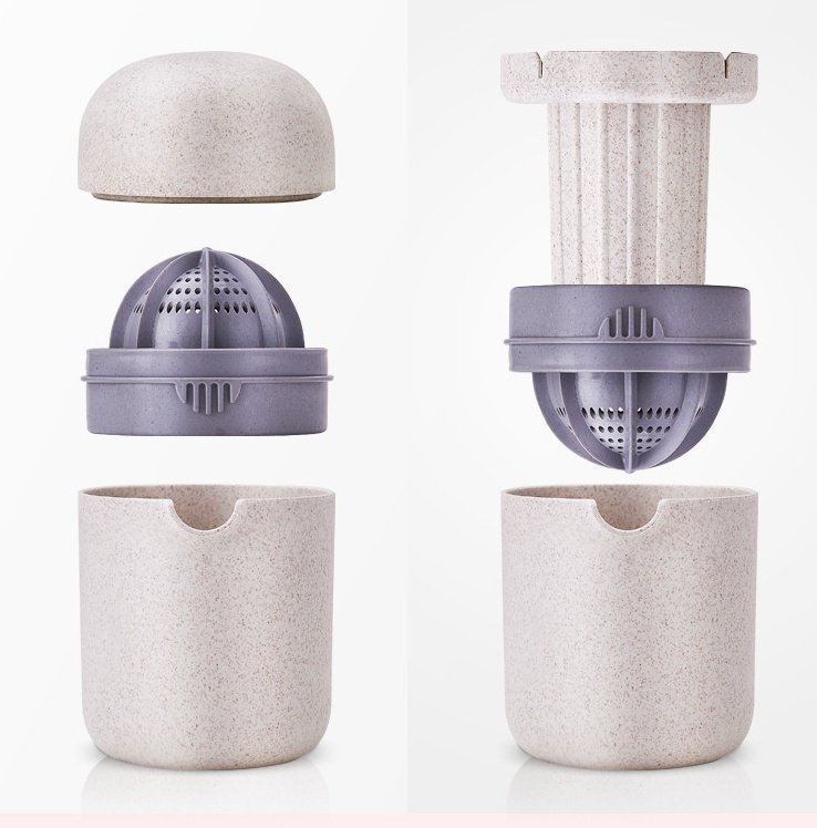 355810217073.Jpg Portable Blender Orange Lemon Juicer Manually Wheat Straw Blender