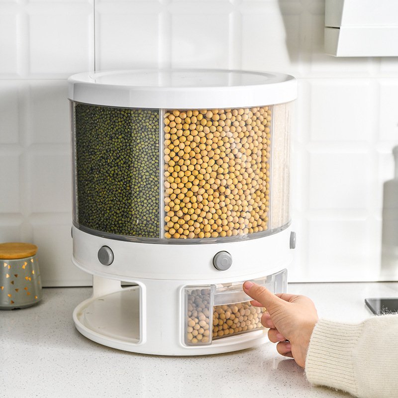 367912514939.Jpg Rotating Rice Storage Container