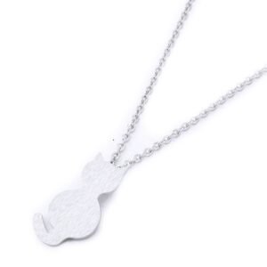 Plating Alloy Women'S Necklace Trend Fashion Pet Cat Necklace